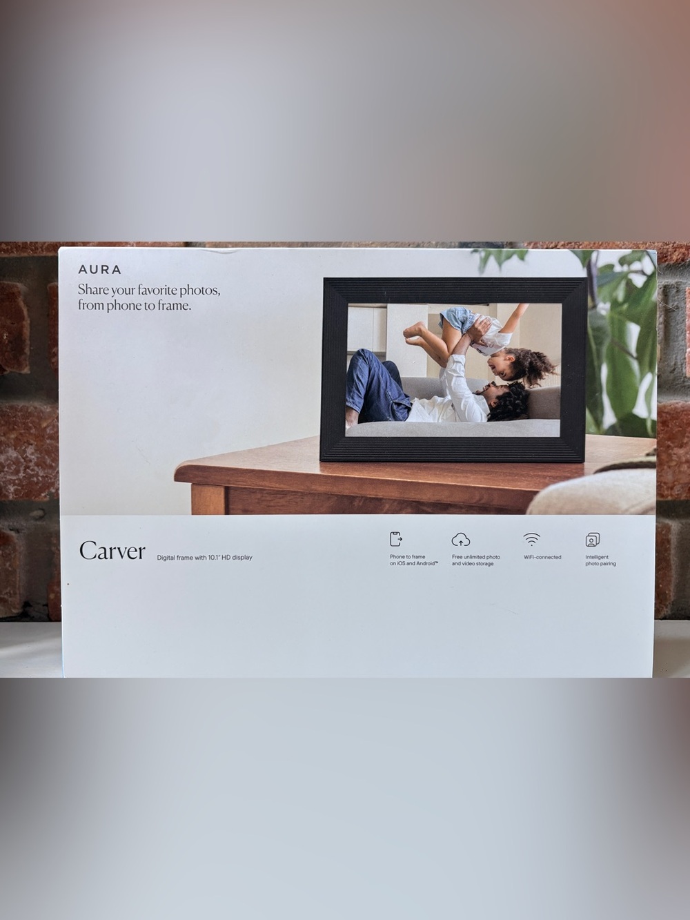Aura Digital Photo Frame - Black